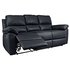 Argos Home Toby 3 Seater Faux Leather Recliner Sofa - Black