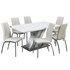 Argos Home Belvoir Pedestal Table and 6 Chairs - White