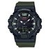 Casio Men's Count Up Bezel Green Resin Strap Watch
