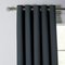 Argos Home Blackout Thermal Eyelet Curtains - Jet Black