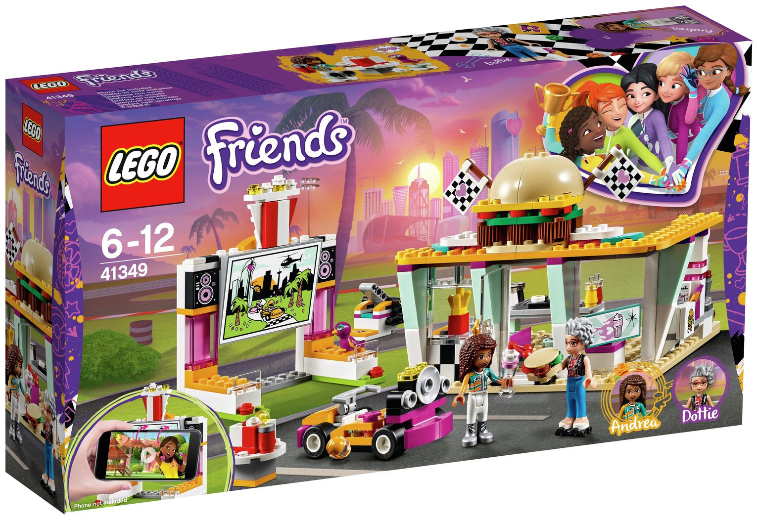 lego friends retro diner