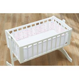 BreathableBaby Twinkle Twinkle Pink Crib Liner