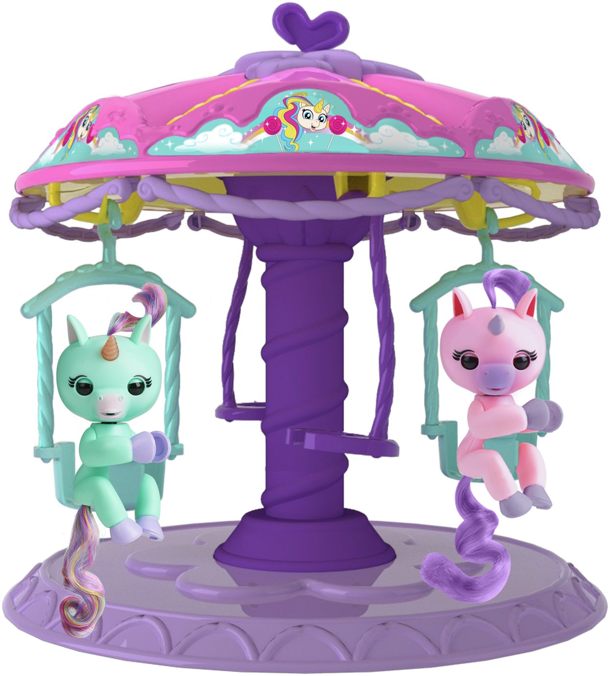 fingerlings carousel playset