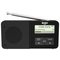 Bush Rechargeable Compact DAB Radio - Black