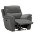 Argos Home Sandy Fabric Manual Recliner Chair - Charcoal