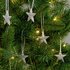 Argos Home Glitter Stars Tree Decorations - 12 Pack