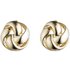 Anne Klein Gold Colour Knot Stud Clip on Earrings
