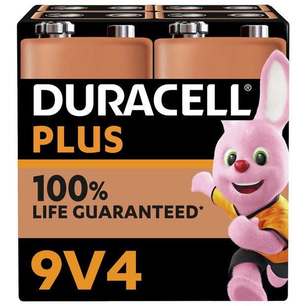 Duracell 9V Batterie Quadrate Plus Power 9v Alcaline