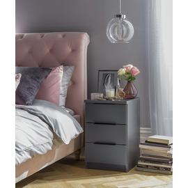 Argos Home Hallingford 3 Drawer Bedside Table