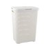 Curver 40 Litre Rattan Hamper - Vintage White
