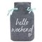Hello Weekend Hot Water Bottle