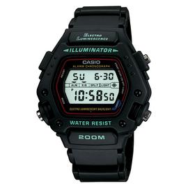 Casio Men's Black Resin Strap Electro Luminenscence Watch