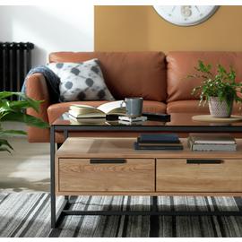 Habitat Nomad Oak Veneer Coffee Table - Natural