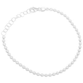 Revere Italian Sterling Silver Diamond Cut Tennis Bracelet