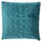 Sainsbury's Home Green Velvet Cushion