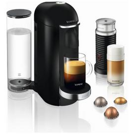 Nespresso Krups Vertuo Plus Pod Coffee Machine Bundle - Blk