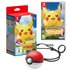 Pokemon Lets Go Pikachu Nintendo Switch Game with Pokeball