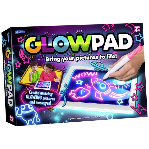 Glow Art - The Amazing Neon Effect, Light Up Drawing Board for Kids