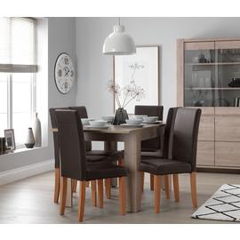 Argos Home Miami Extending Rectangular Dining Table & Chairs