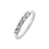 Revere 9ct White Gold Claw Set Cubic Zirconia Eternity Ring