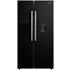 Bush MSBSNFWTDB American Fridge Freezer - Black