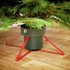 Premier Decorations 46cm Green and Red Real Tree Stand