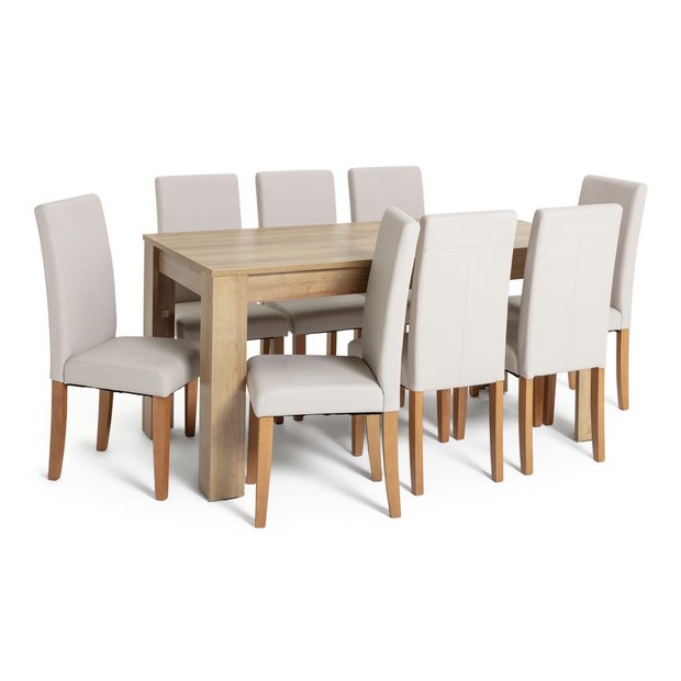 6 seater dining table argos hot sale