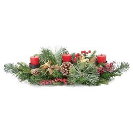 Premier Decorations Christmas Candle Centre Piece Decoration