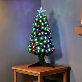Premier Decorations Fibre Optic Small Christmas Tree
