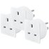 Masterplug UK to USA Travel Adaptor - 3 Pack