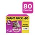 Whiskas 7+ Wet Cat Food Pouches Poultry in Jelly 80 Pouches