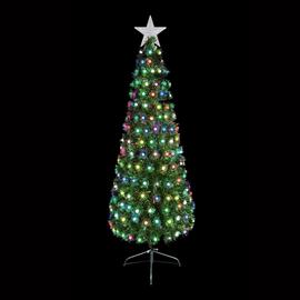 Premier Decorations 4ft Fibre Optic Slim Christmas Tree