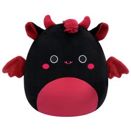 Squishmallows 7.5" Black Marroon Jersey Plush