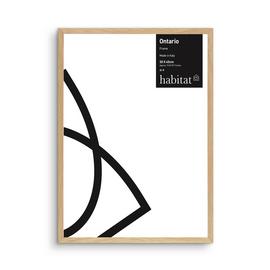 Habitat Ontario Oak Wooden Picture Frame - 12x16"
