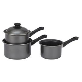 Argos Home 3 Piece Non Stick Carbon Steel Pan Set
