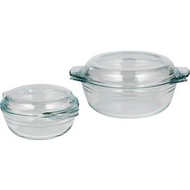 Argos Home 2 Piece Glass Casserole Dish Set