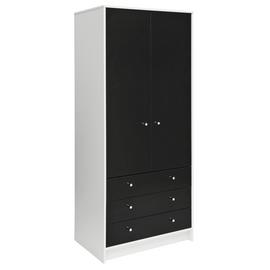 Argos Home Malibu Gloss 2 Door 3 Drawer Wardrobe