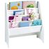 Liberty House White Book Display Unit with Canvas Pockets
