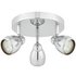 Argos Home Optimus 3 Light Spotlight Ceiling Plate - Chrome