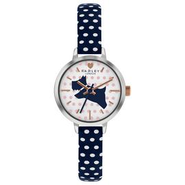 Radley Ladies RY2733S Rose Gold Plated Polka Dot Strap Watch