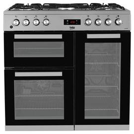 Beko KDVF90X 90cm Dual Fuel Range Cooker