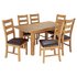 Argos Home Ashwell Oak Veneer Extending Table & 6 Chairs