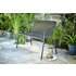 Argos Home Steel Wicker 2 Seater Garden Bench - Brown
