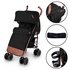 Ickle Bubba Discovery Prime StrollerBlack on Rose Gold