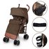 Ickle Bubba Discovery Prime StrollerKhaki on Rose Gold