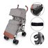 Ickle Bubba Discovery Prime StrollerGrey on Silver