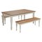 Argos Home Woodbury Dining Table & 2 Benches