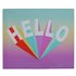 Rainbow Daydream Hello Light Up Canvas