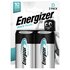 Energizer Max Plus D Alkaline BatteriesPack of 2