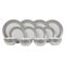 Argos Home 12 Piece Metallic Geo Dinner Set